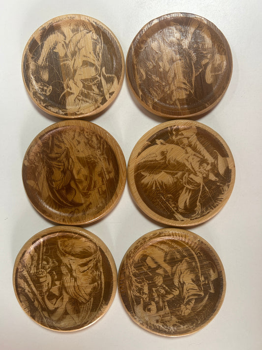 DESSOUS DE VERRE GRAVURE LASER