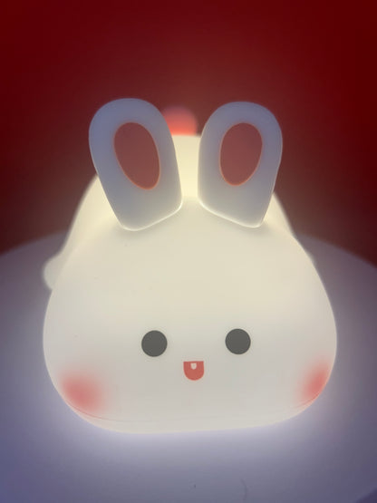 VEILLEUSE  SILICONE LAPIN