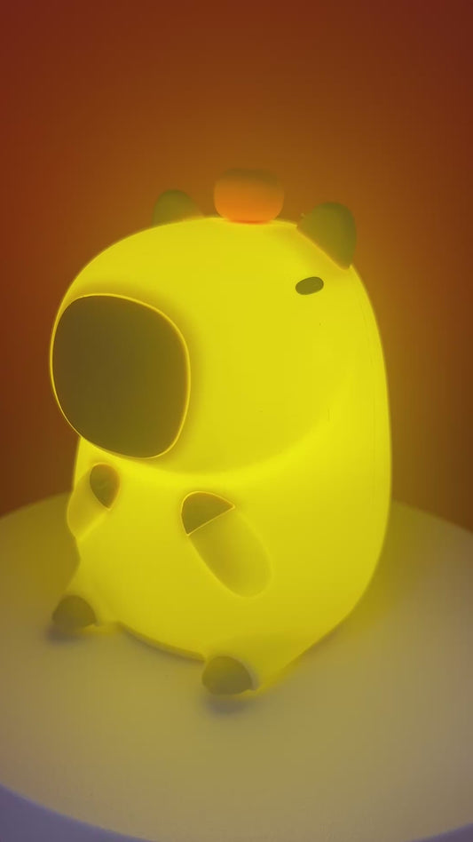 VEILLEUSE  SILICONE CAPYBARA