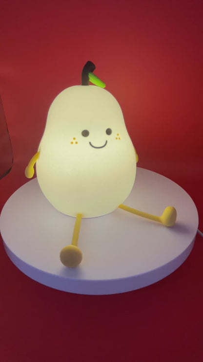 VEILLEUSE  SILICONE POIRE