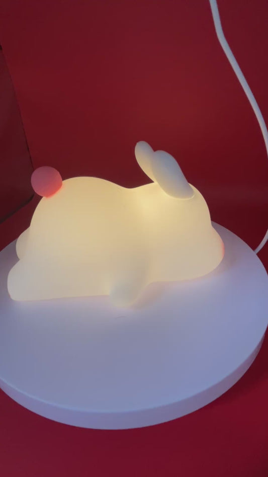 VEILLEUSE  SILICONE LAPIN
